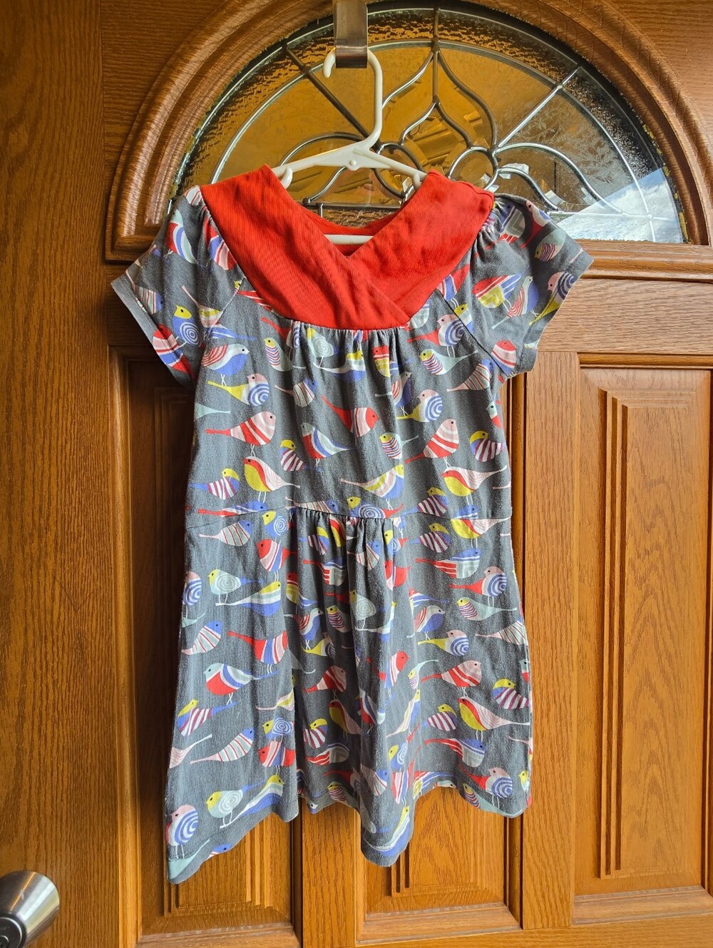 Tea Girls Dress Size 5 Birds